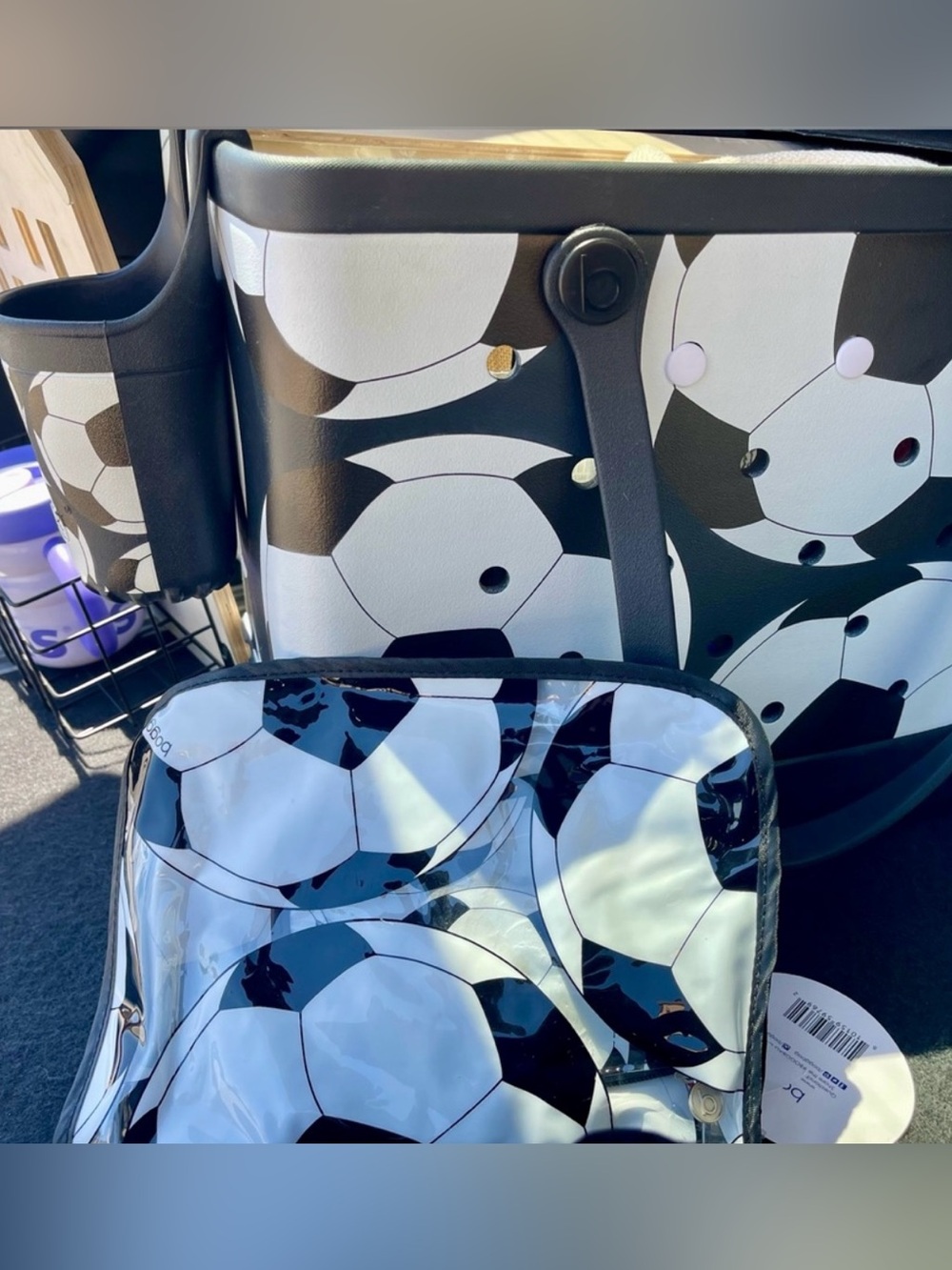 Original BOGG Bag 19’ Soccer Limited Edition 3 piece set includes cup holder/bag